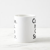 Kaffee Milch 1 Zucker | Coffeine Addict lover Tass Kaffeetasse (Mittel)