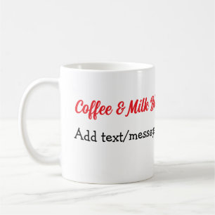 Kaffee & Milch Liebespaar Kaffee rotes Herz n Kaffeetasse