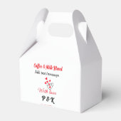 Kaffee & Milch Mischung Liebe Pärchen Kaffeehaus R Geschenkschachtel (Rückseite)