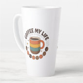 Kaffee milchtasse (Linke Ecke)