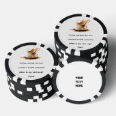 Kaffee mildert das Soul Pokerchips (Stapel)