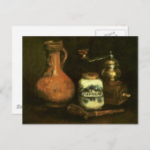 Kaffee Mill Pipe Case & Jug Van Gogh Fine Art Postkarte (Vorne/Hinten)