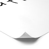 Kaffee - minimalistic typography poster (Ecke)