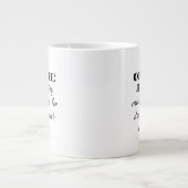 Kaffee Misanthropie-Spaß Jumbo-Tasse (Vorderseite)
