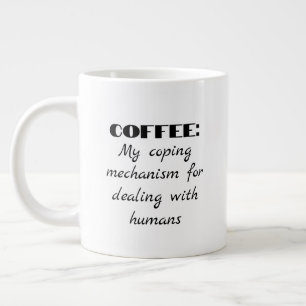 Kaffee Misanthropie-Spaß Jumbo-Tasse