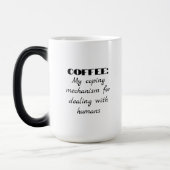 Kaffee Misanthropie-Spaß Verwandlungstasse (Links)