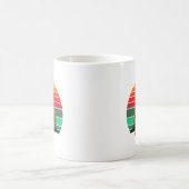 Kaffee mit Bigfoot Sasquatch Lustiges Geschenk Kaffeetasse (Mittel)