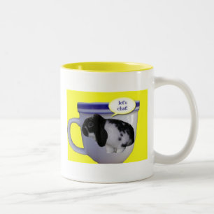 Kaffee mit Chou-Tasse Zweifarbige Tasse