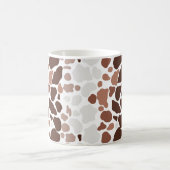 Kaffee mit Creme Abstrakt Mosaik Kaffee Tasse (Mittel)