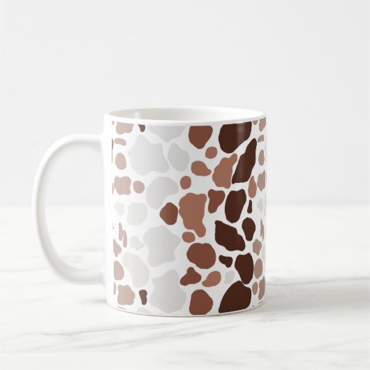 Kaffee mit Creme Abstrakt Mosaik Kaffee Tasse (Links)