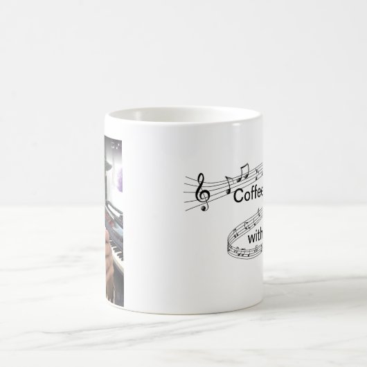 Kaffee mit Dan Kaffeetasse (Mittel)