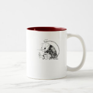 Kaffee mit dem Churchmouse Zweifarbige Tasse