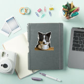 Kaffee mit dem Collie Aufkleber (iPad Hülle)
