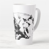 Kaffee mit dem Friedensvertrag Milchtasse (Rechte Ecke)