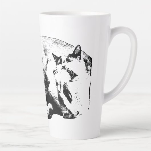 Kaffee mit dem Friedensvertrag Milchtasse (Rechts)