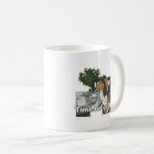 Kaffee mit einem Sheltie Kaffeetasse (VorderseiteRechts)