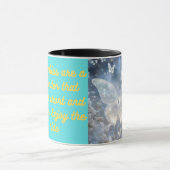 Kaffee mit einer Nachricht: Schmetterling-Tasse fü Tasse (Zentrum)