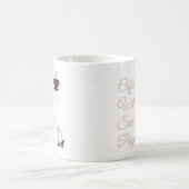 Kaffee mit einer Seite des Gebets Kaffeetasse (Mittel)