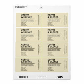 Kaffee mit farbigen Tan-Kerzenplatten (Vorne)