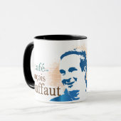 Kaffee mit François Truffaut Tasse (Vorderseite Links)
