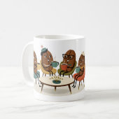 Kaffee mit Freunden Kaffeetasse (Vorderseite Links)