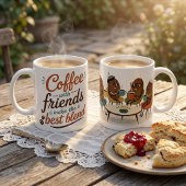 Kaffee mit Freunden Kaffeetasse