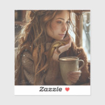 Kaffee mit Friends-Aufkleber