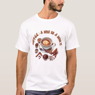Kaffee mit Gewürzen - T - Shirt von Männern - "Co
