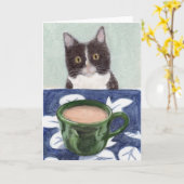 Kaffee mit Henry Karte (Gelbe Blume)