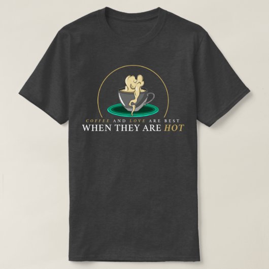 Kaffee mit Kaffee T-Shirt (Design vorne)