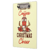 Kaffee mit Kaffee und Weihnachtskaffee Klemmbrett (Links)