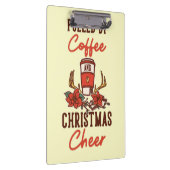Kaffee mit Kaffee und Weihnachtskaffee Klemmbrett (Rechts)