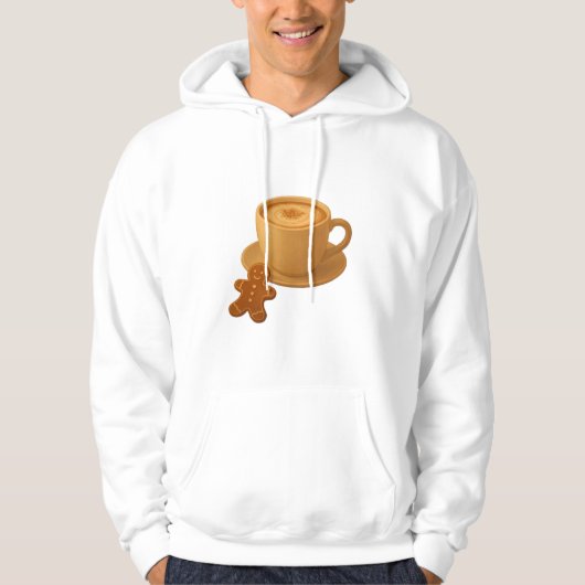 Kaffee mit Lebkuchen Hoodie (Vorderseite)