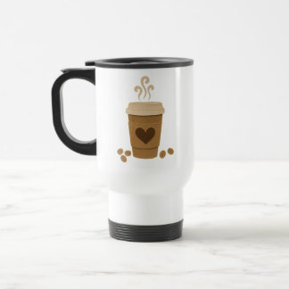 Kaffee mit Liebe Reisebecher