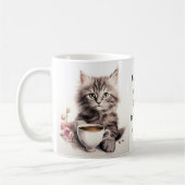 Kaffee mit meiner Katze Kaffeetasse (Links)