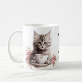 Kaffee mit meiner Katze Kaffeetasse (Links)