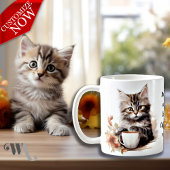 Kaffee mit meiner Katze Kaffeetasse