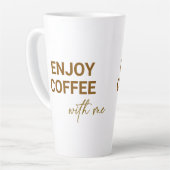 Kaffee mit mir genießen milchtasse (Linke Ecke)