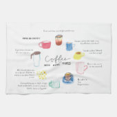 Kaffee mit neun Typen Küchentücher (Horizontal)