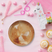 Kaffee mit Sahne für Kaffeeliebhaber Pappteller (Party)