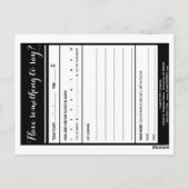 Kaffee mit Sahne-Kommentarkarte Postkarte (Rückseite)