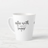 Kaffee mit Zucker Milchtasse (Linke Ecke)