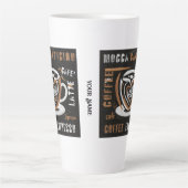 Kaffee Mocca Cappucino Esspreso Cafe'Latte Milchtasse (Vorderseite)