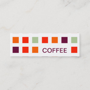 KAFFEE Mod Quadrate Mini Visitenkarte