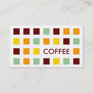 KAFFEE (mod Quadrate) Visitenkarte