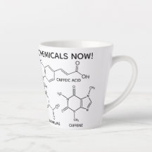 Kaffee Molecules Cup O' Chemicals Custom Latte