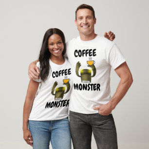 KAFFEE MONSTER Funny T - Shirt
