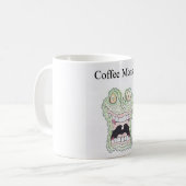 KAFFEE-MONSTER KAFFEETASSE (Vorderseite Links)