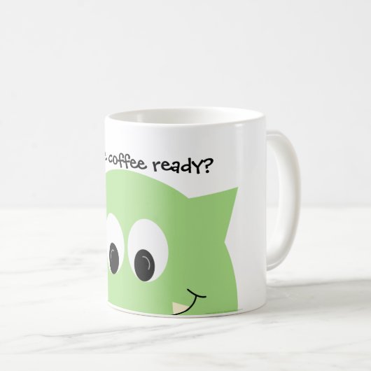 Kaffee-Monster-Tasse Kaffeetasse (VorderseiteRechts)