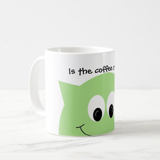 Kaffee-Monster-Tasse Kaffeetasse (Vorderseite Links)